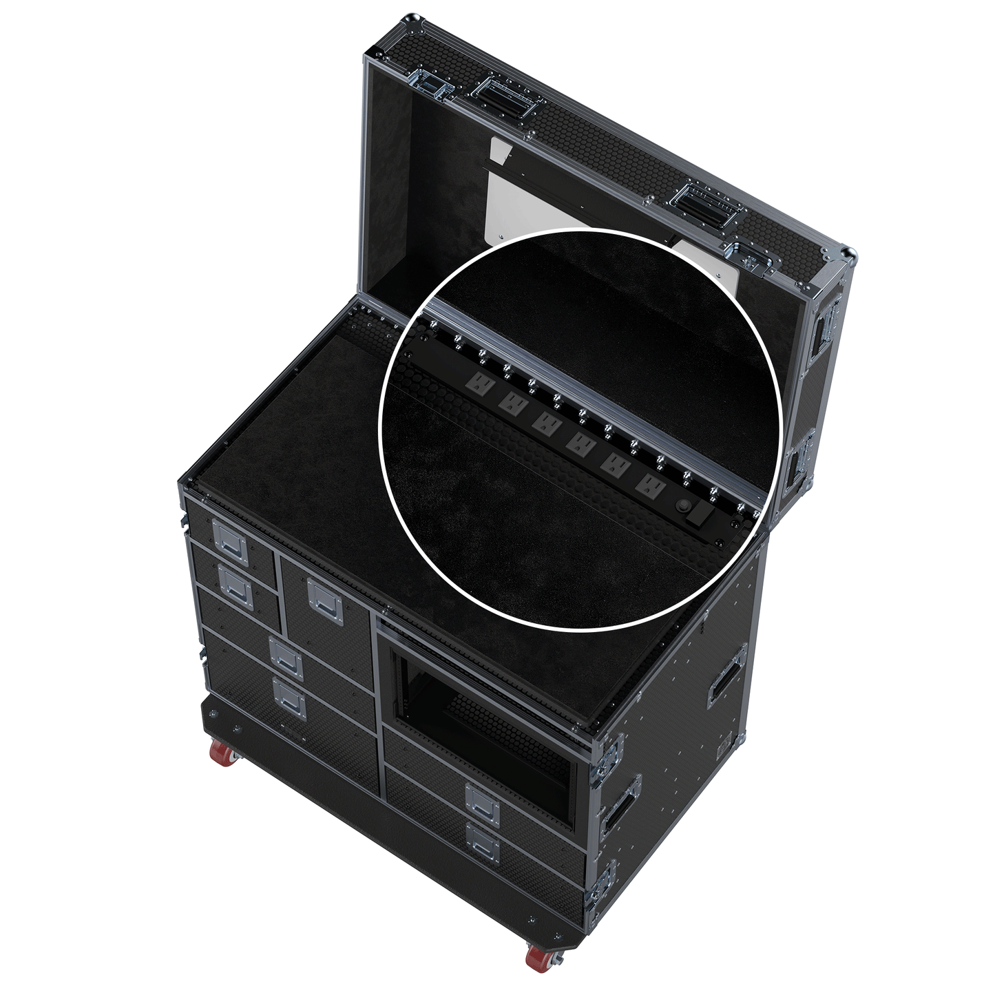 DW Workstation - 6RU with Keyboard Tray