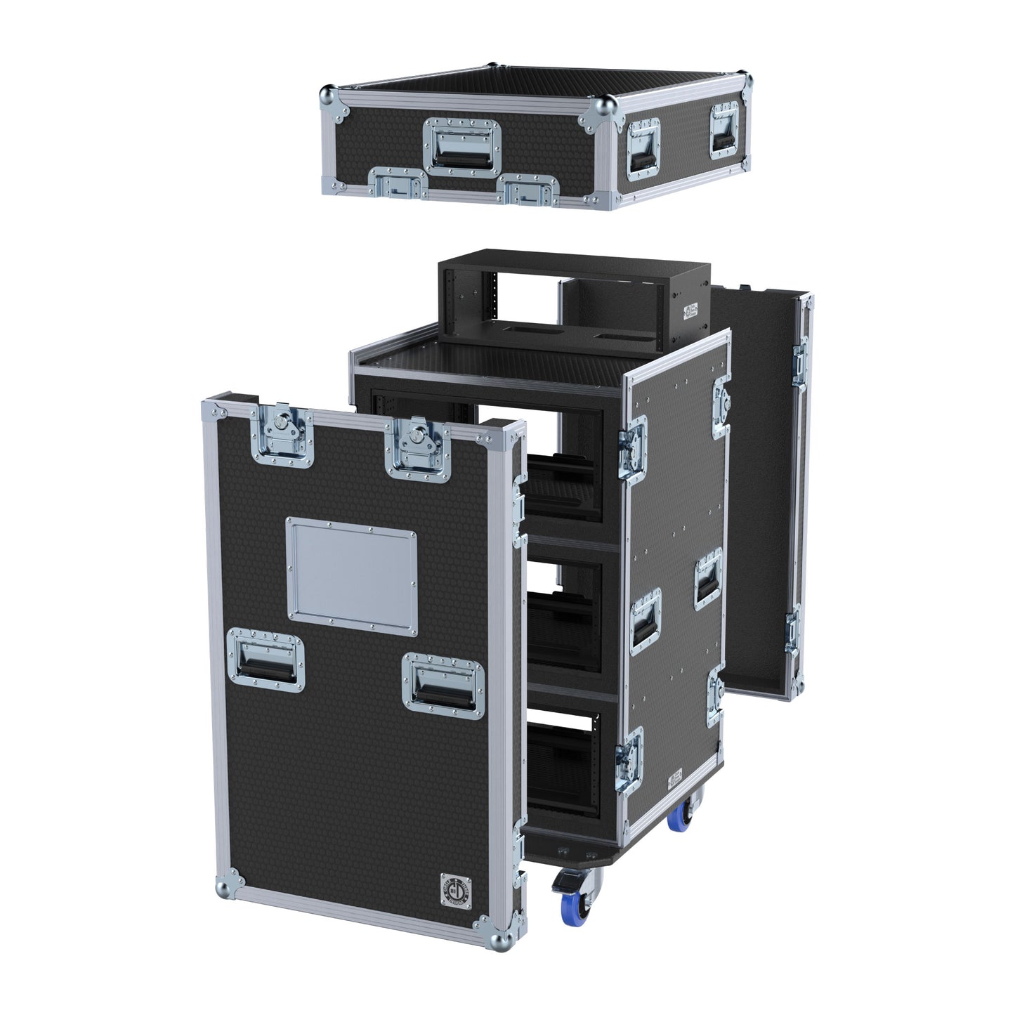 Fly Rack Workstation - Removable Lids - Single Wide