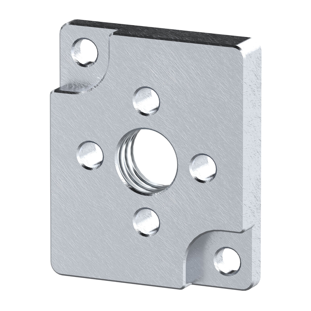 Neutrik D Mount - Non-Anodized (Silver)