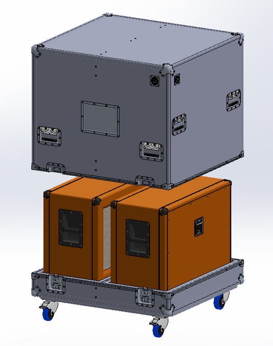 Combo Amps & Cabs - Multiple - Lift-Off Lid