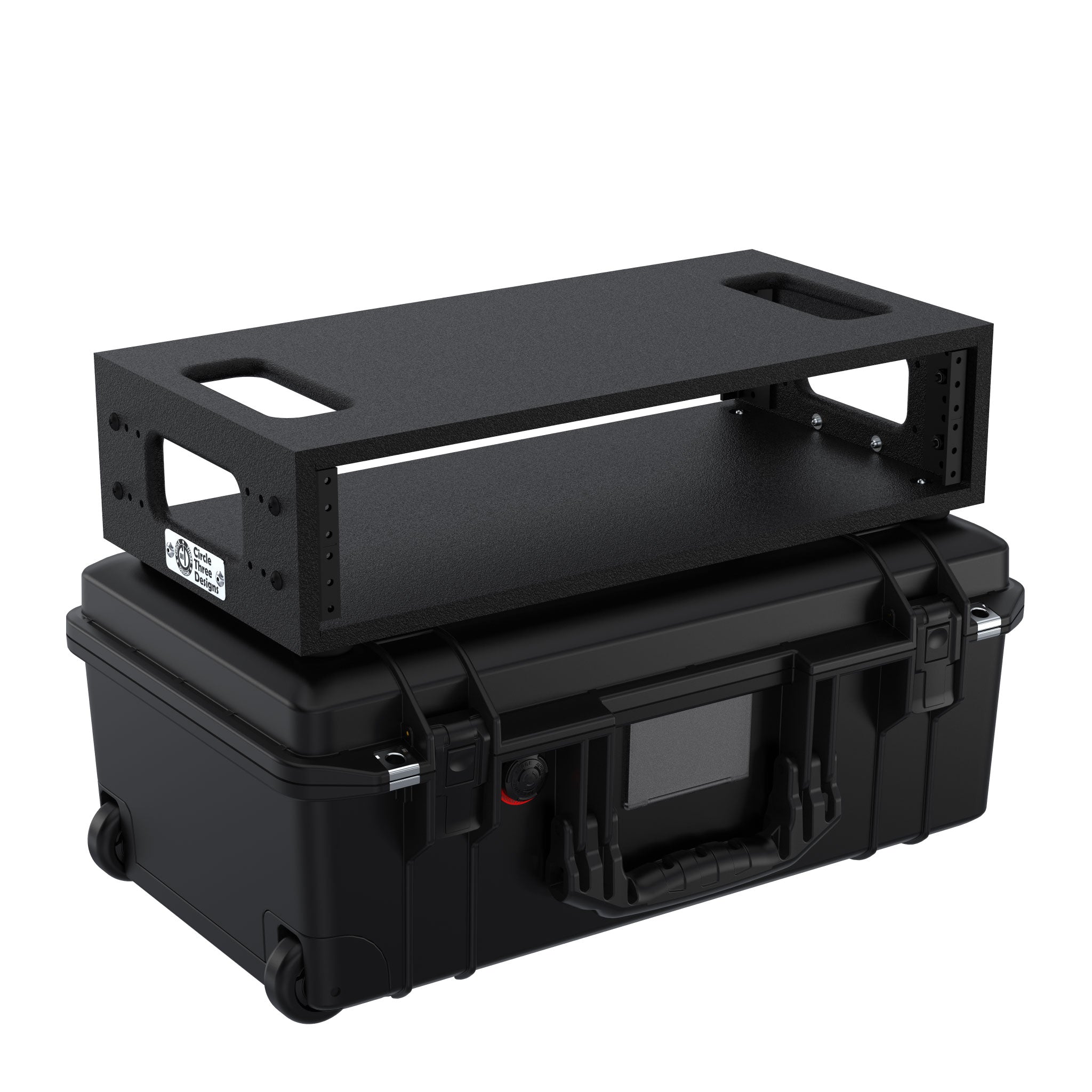 2RU Carry on Wood Fly Rack – Circle Three Designs