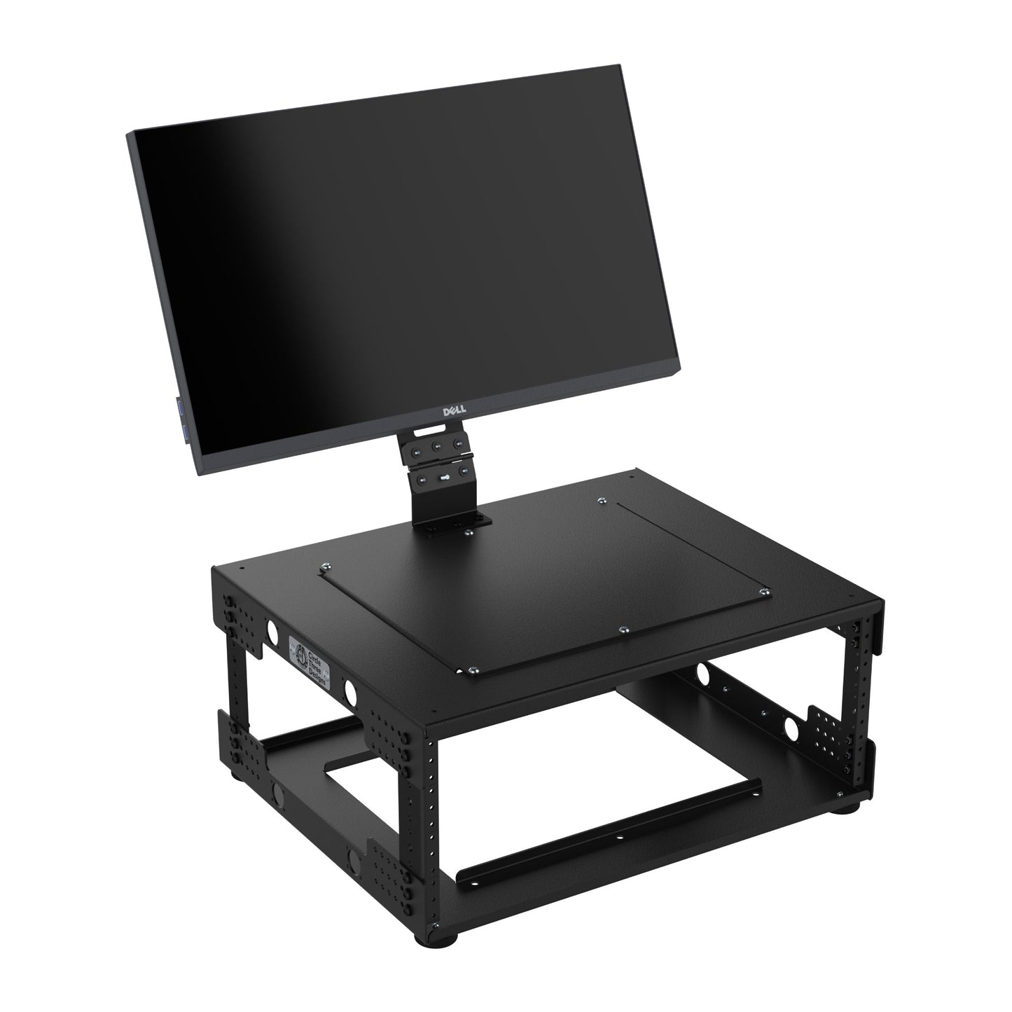 4RU Aluminum Gen 2.0 with Vertical Monitor Mount