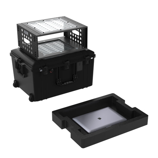 4RU Hyper Rack with Laptop Tray
