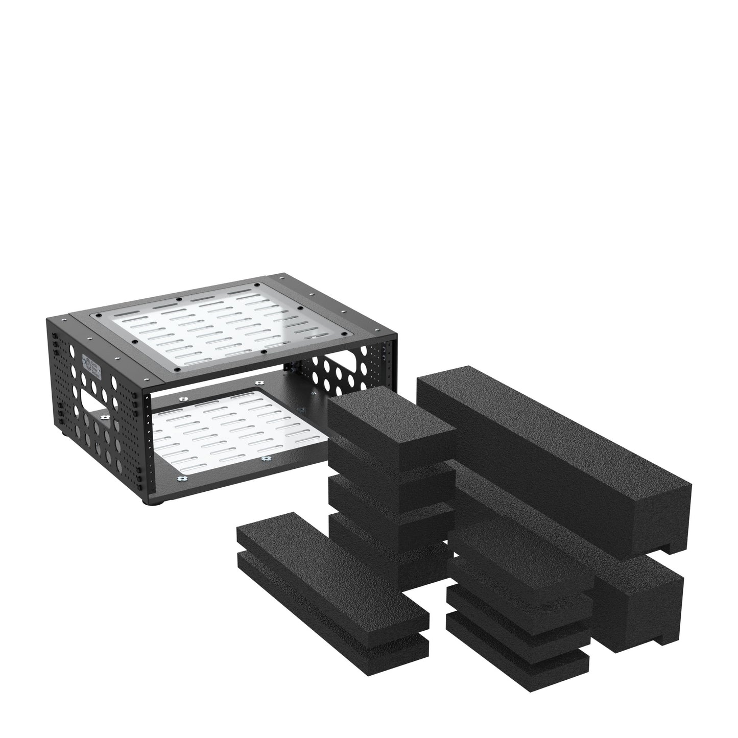 4RU Hyper Rack with Laptop Tray