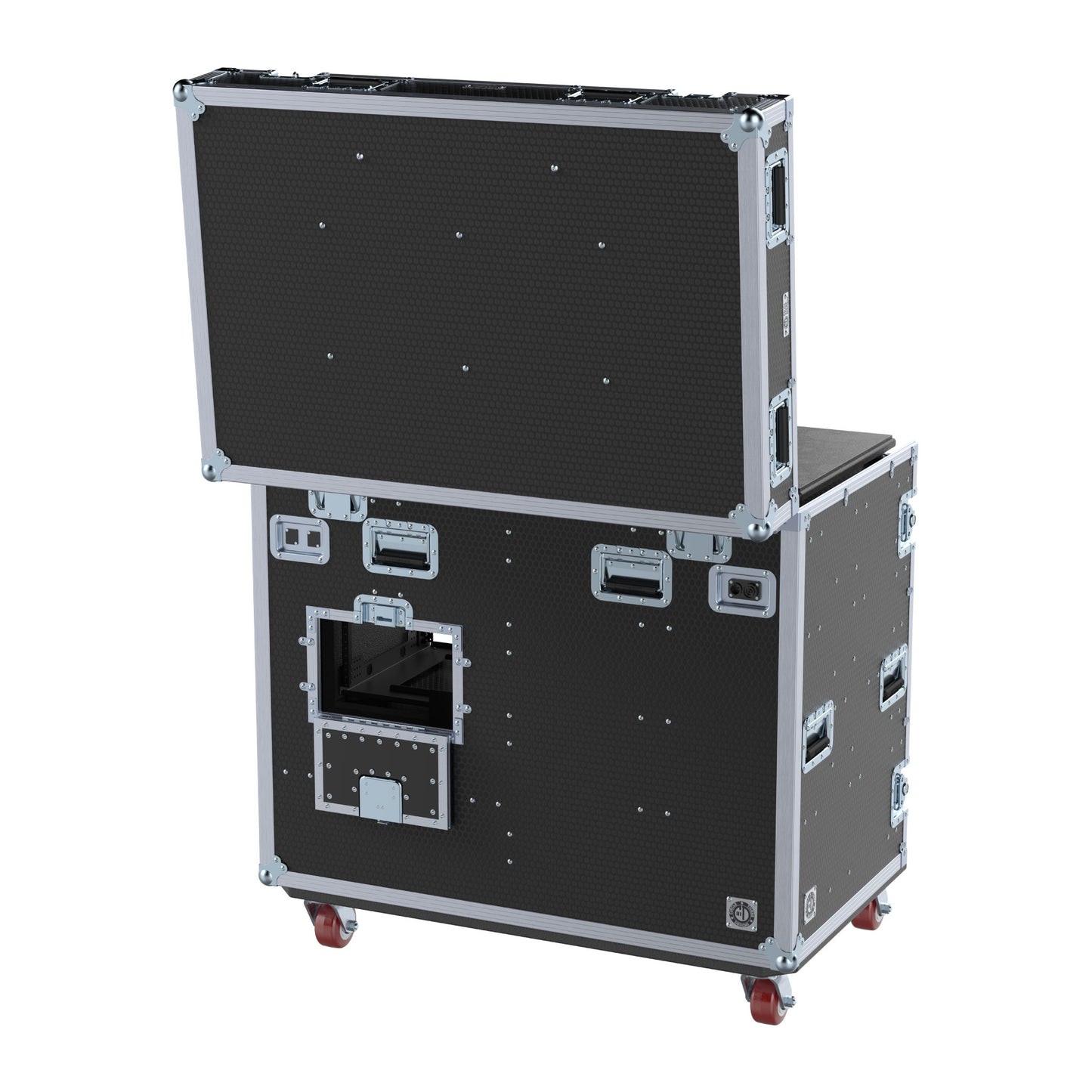 DW Workstation - 6RU Fly Rack - Removable Front Lid