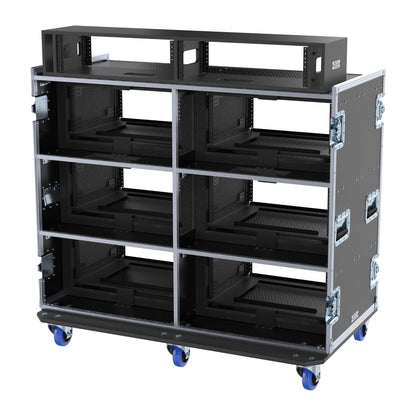 Fly Rack Workstation - Removable Lids - Double Wide