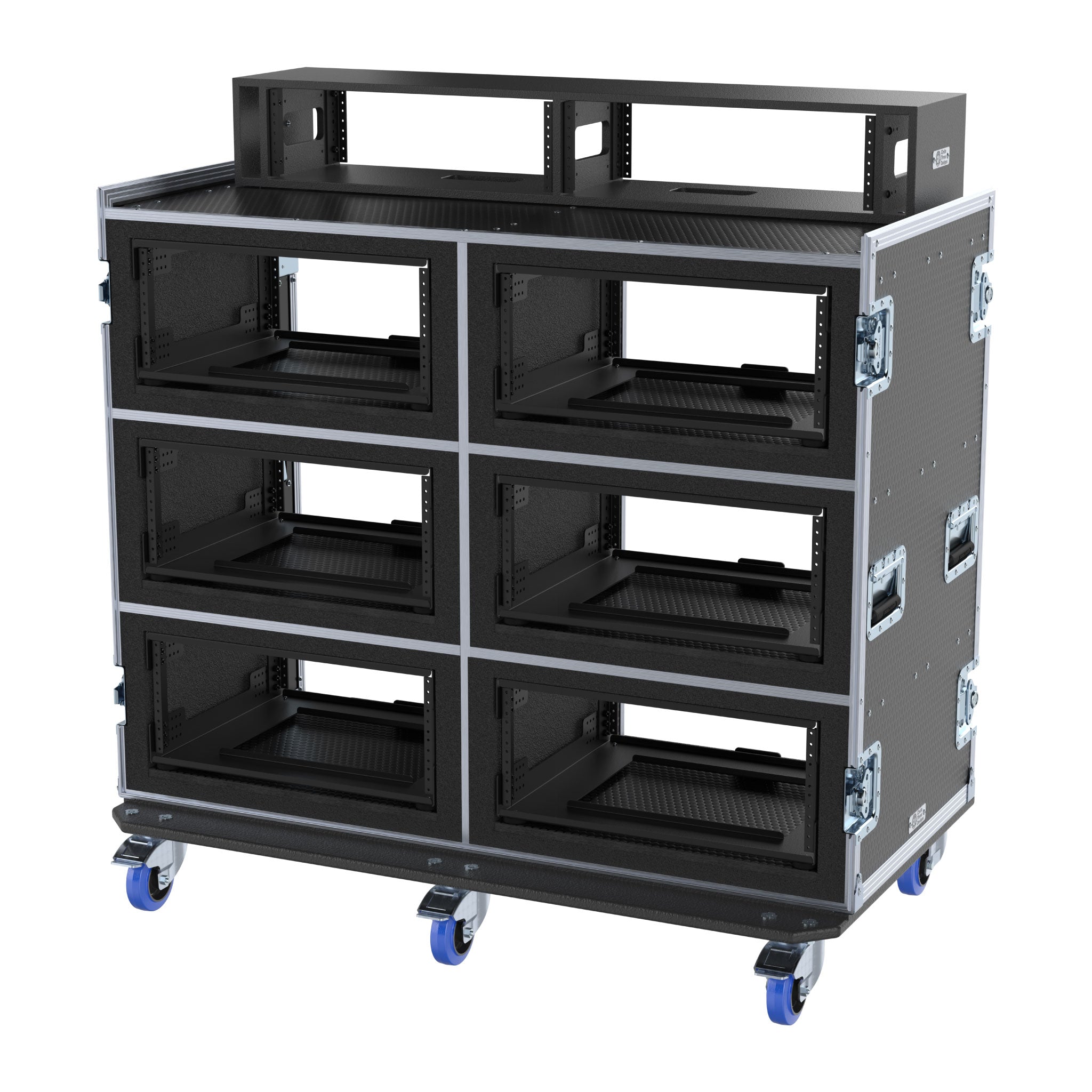Fly Rack Workstation - Removable Lids - Double Wide – Circle Three Designs
