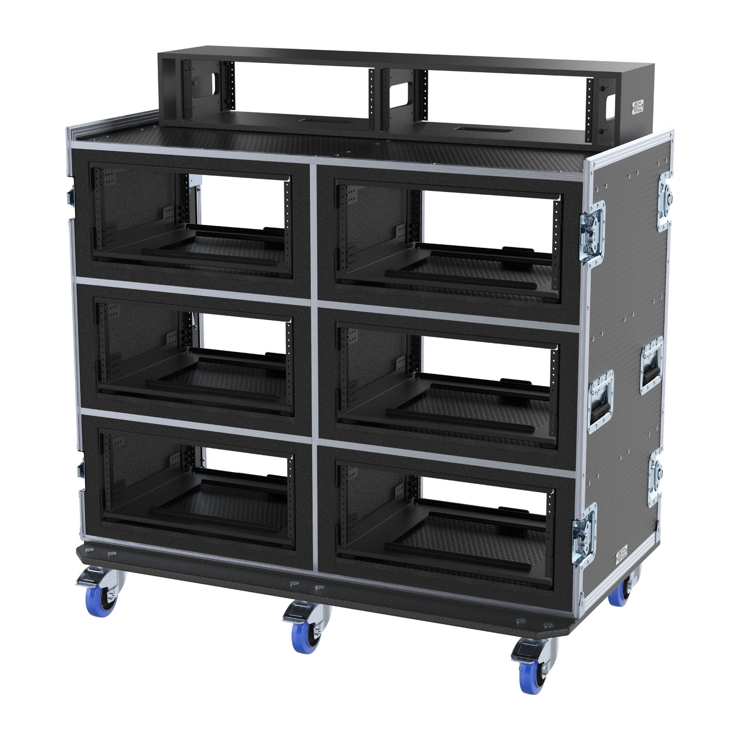 Fly Rack Workstation - Removable Lids - Double Wide