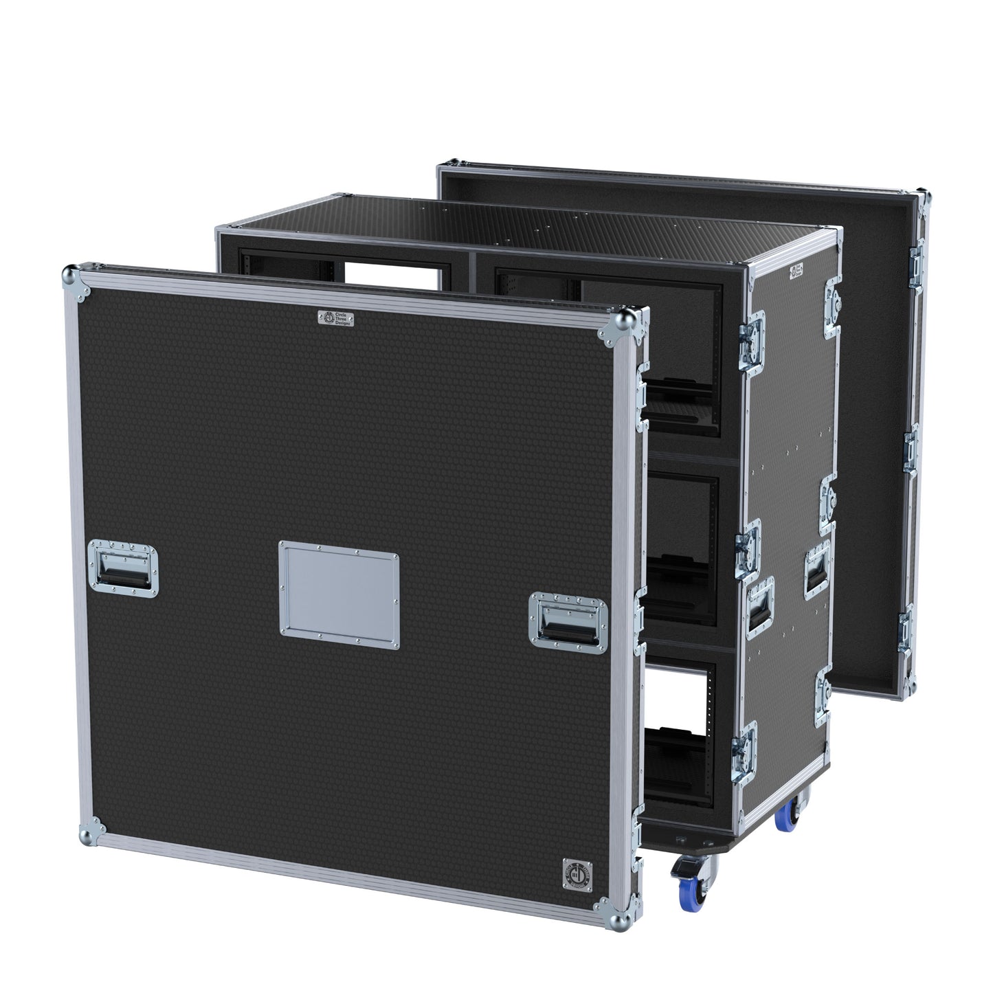 Fly Rack Road Case - Double Wide 48x30