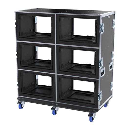 Fly Rack Road Case - Double Wide 48x30