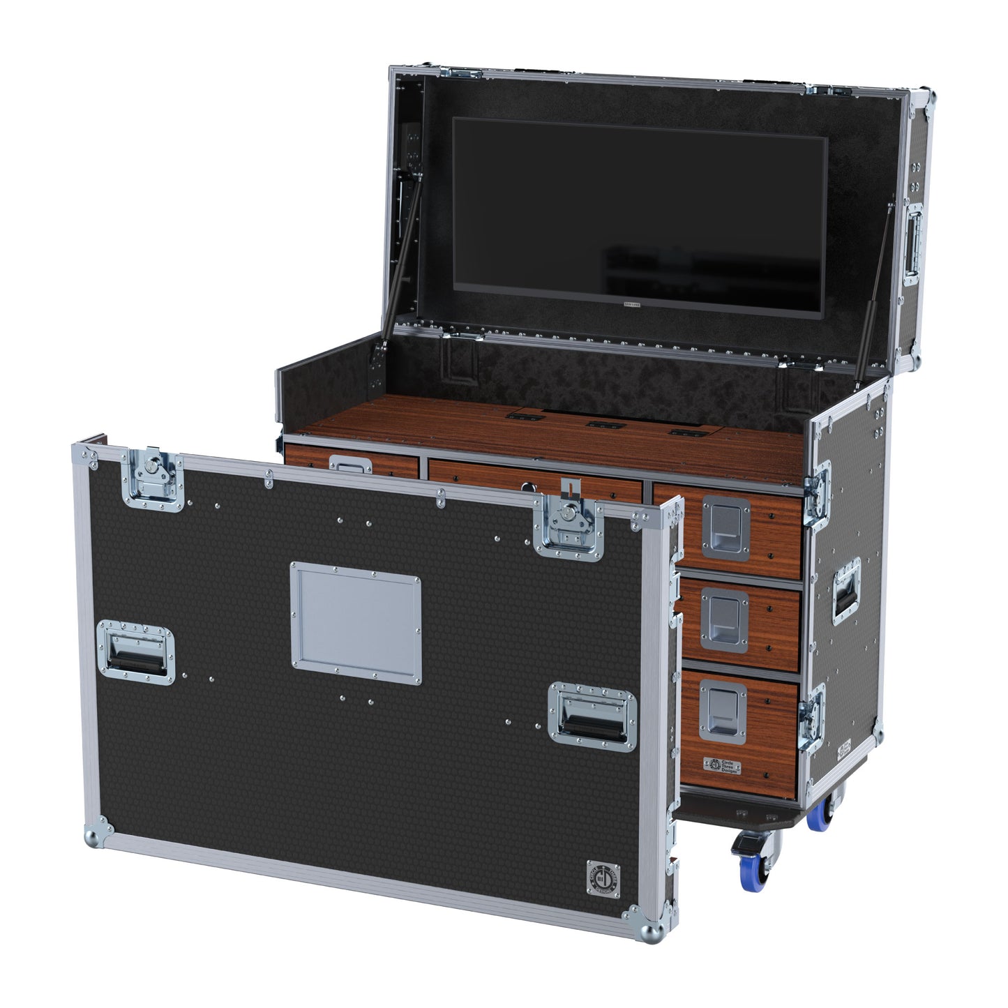 HyperDesk Workstation - Removable Front and Flip Top Lid