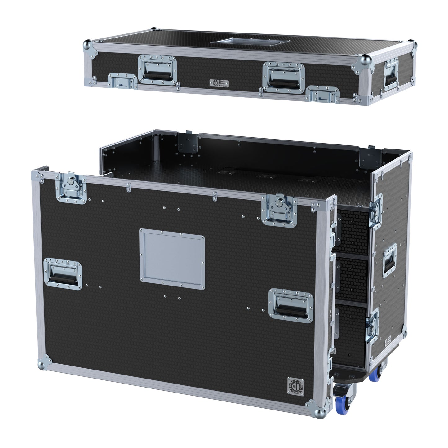 HyperDesk Workstation - Removable Front and Top Lids
