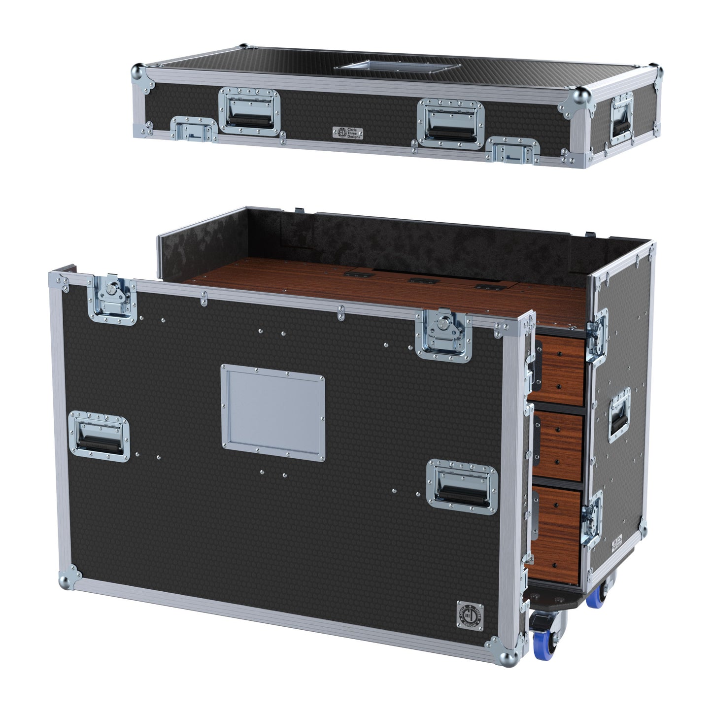 HyperDesk Workstation - Removable Front and Top Lids