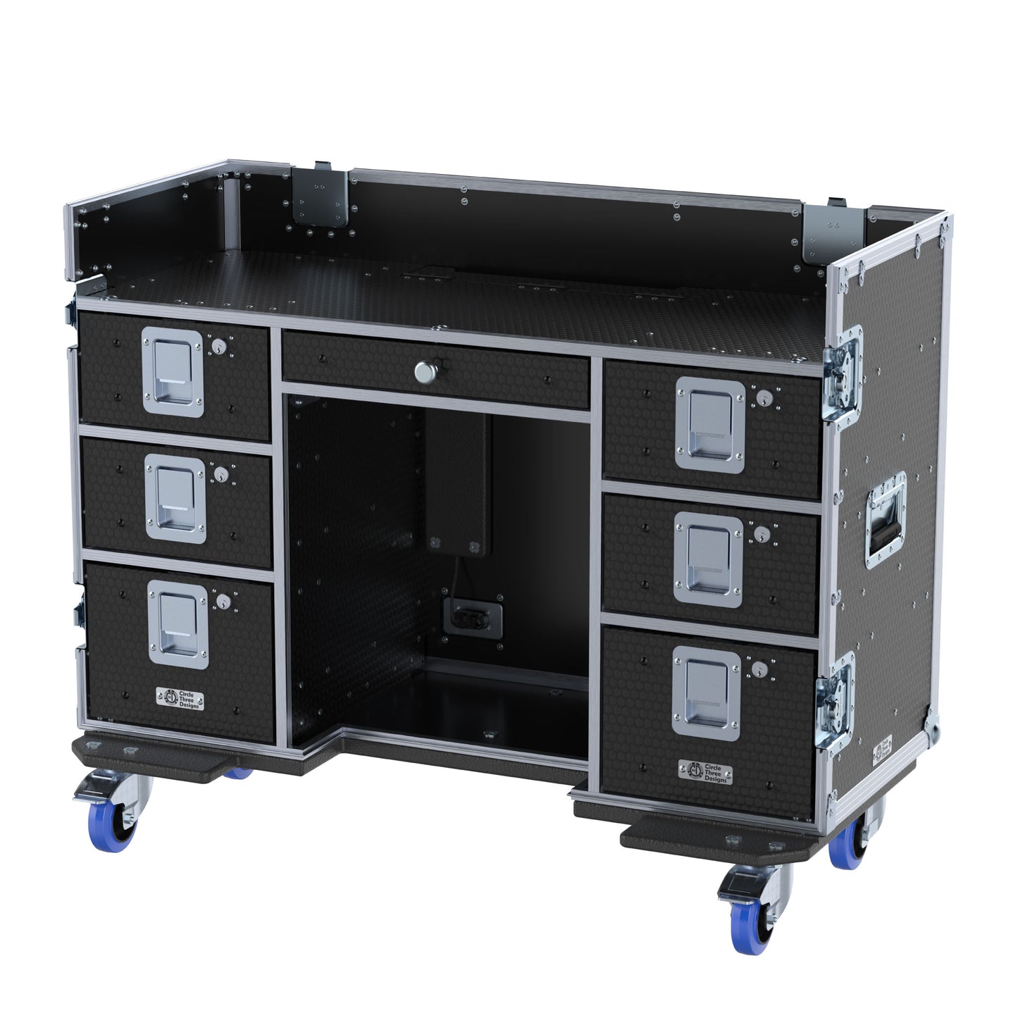 HyperDesk Workstation - Removable Front and Top Lids