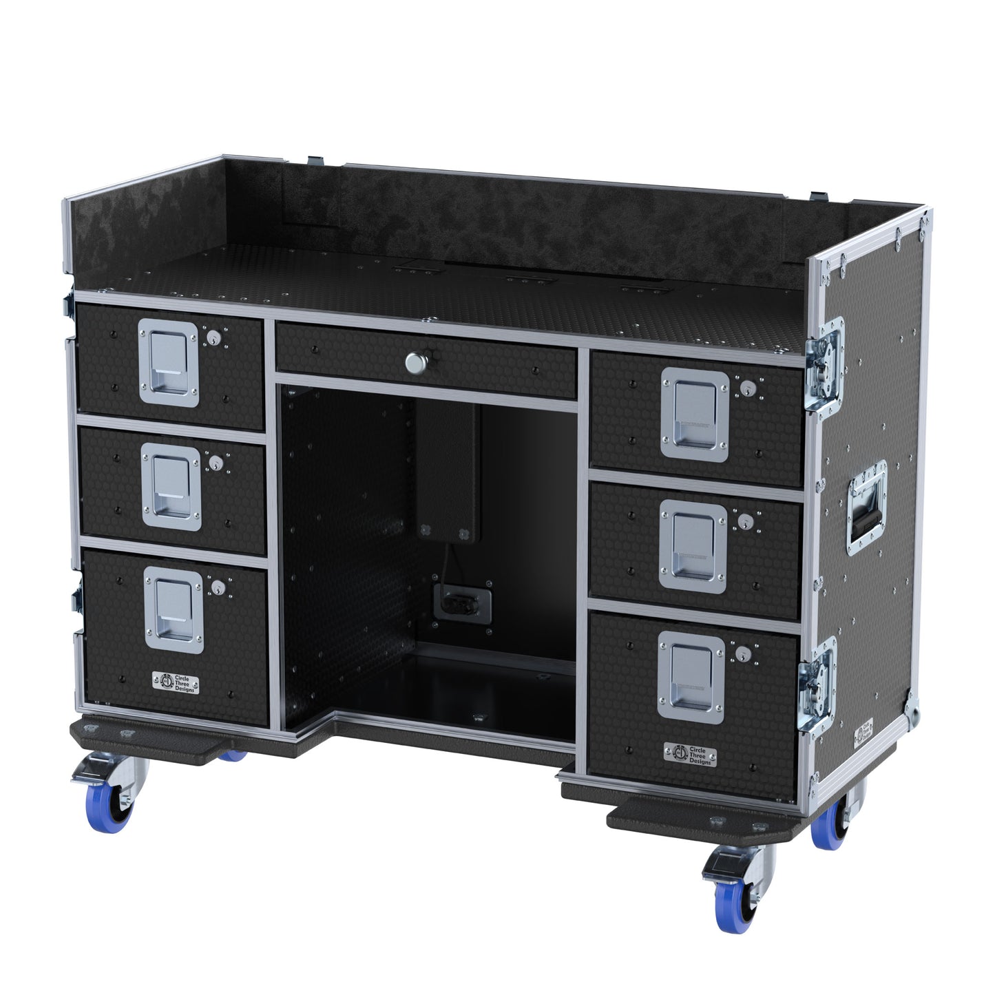 HyperDesk Workstation - Removable Front and Top Lids