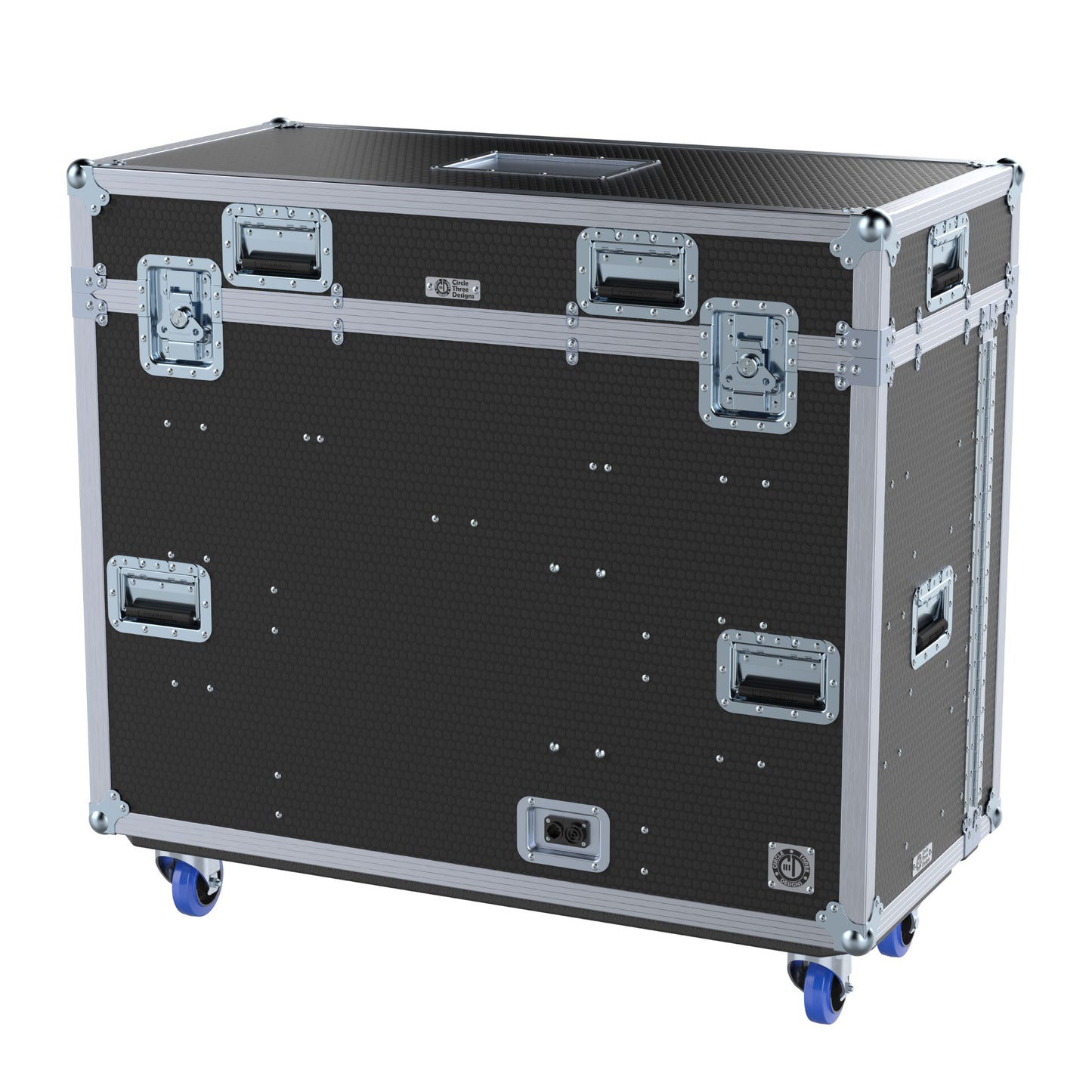 HyperDesk Workstation - Split Hinged Front Lid and Removable Top Lid