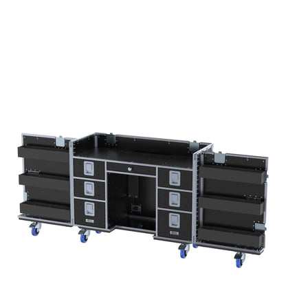 HyperDesk Workstation - Split Hinged Front Lid and Removable Top Lid