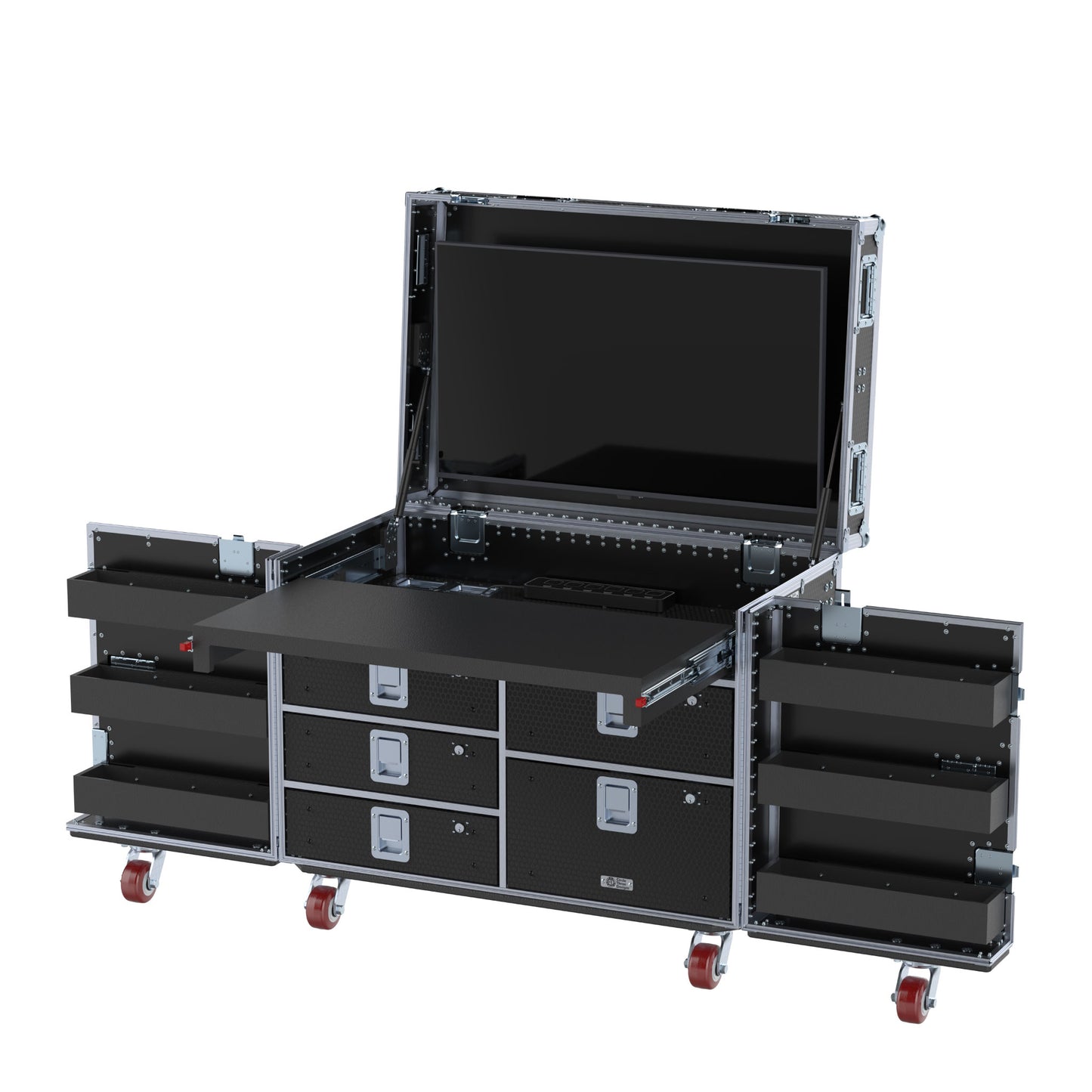 SuperDesk Workstation - Split Hinged Lid - Sliding Work Surface - In Stock