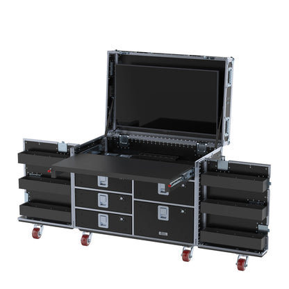 SuperDesk Workstation - Split Hinged Lid - Sliding Work Surface - In Stock