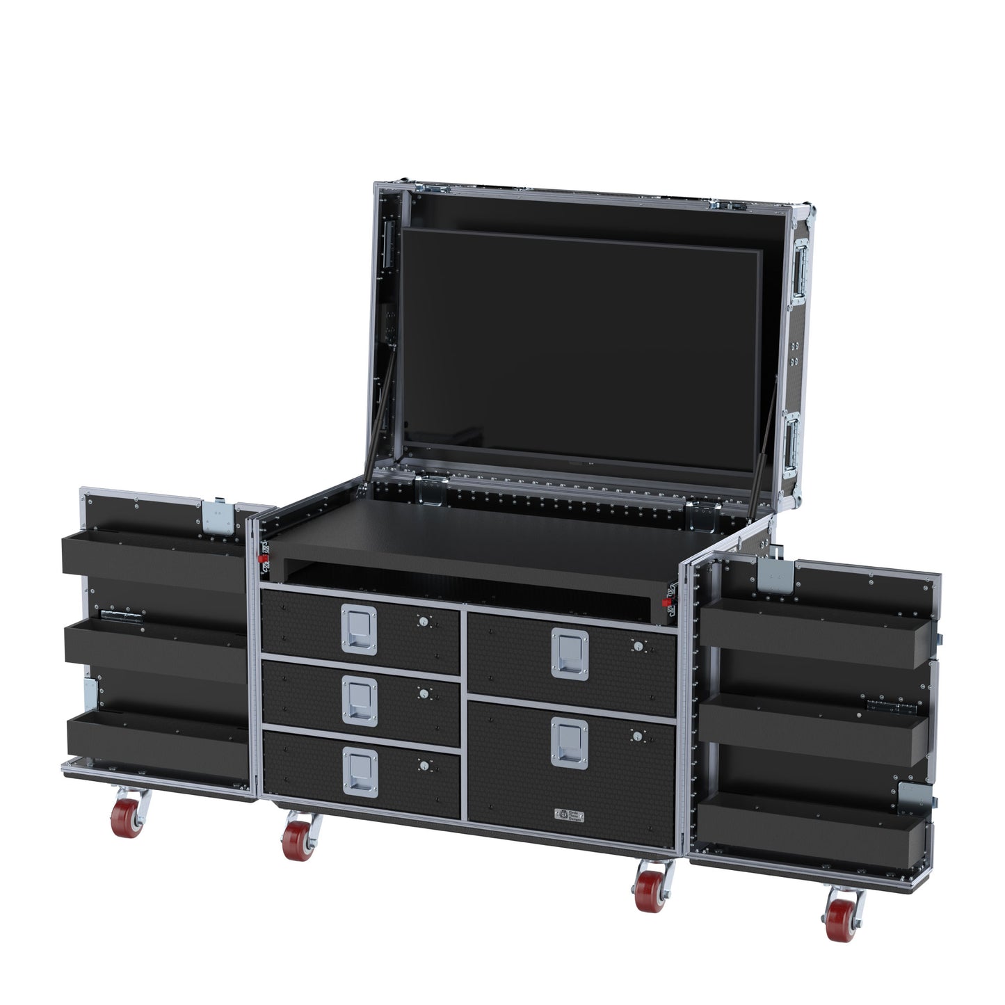 SuperDesk Workstation - Split Hinged Lid - Sliding Work Surface - In Stock