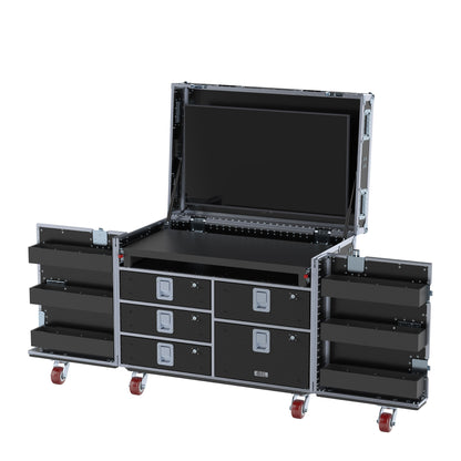 SuperDesk Workstation - Split Hinged Lid - Sliding Work Surface - In Stock