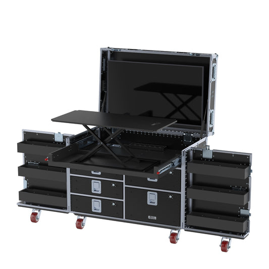 SuperDesk Workstation - Split Hinged Lid - Standing Desk Insert -  In Stock