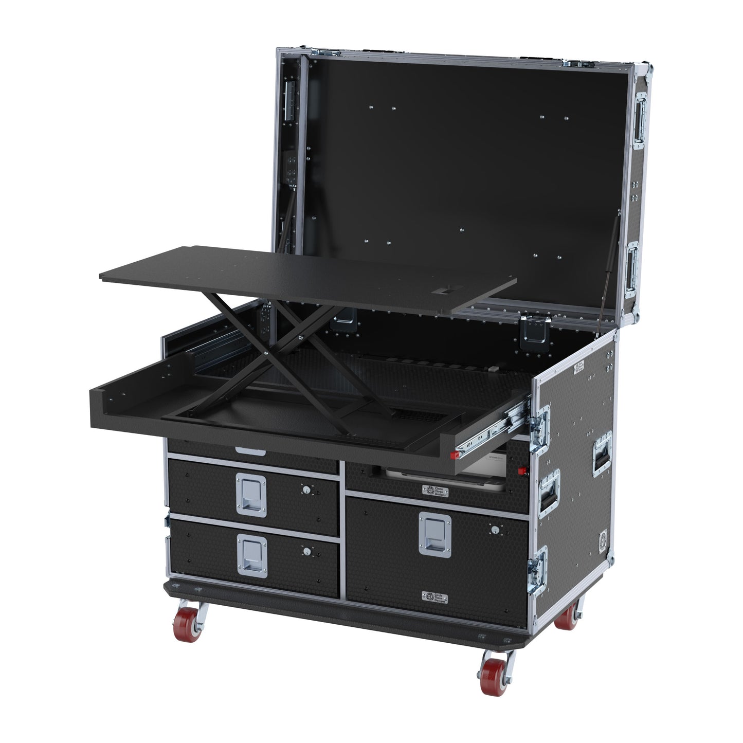 SuperDesk Workstation: Removable Front Lid