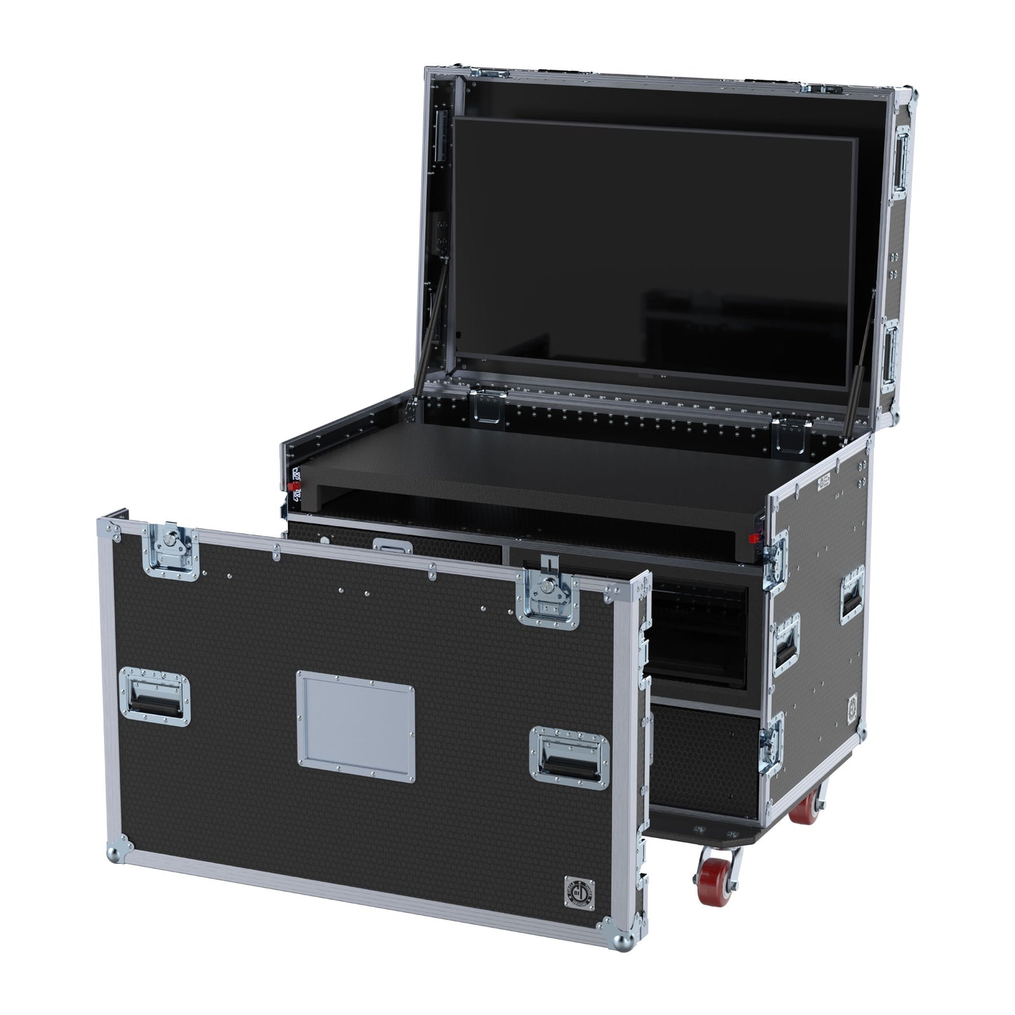 SuperDesk - 4RU Fly Rack - Removable Front Lid