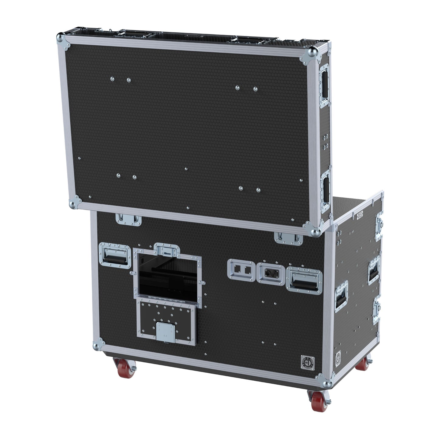 SuperDesk - 4RU Fly Rack - Removable Front Lid