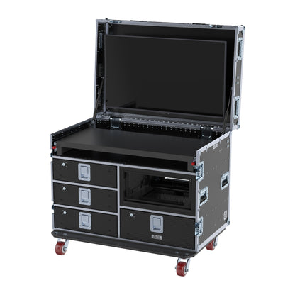 SuperDesk - 4RU Fly Rack - Removable Front Lid