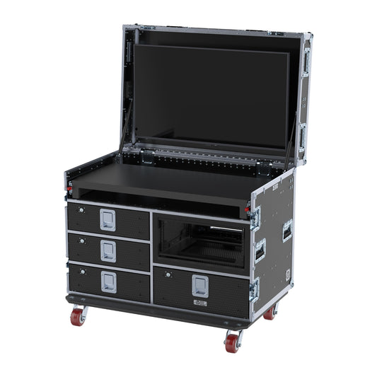 SuperDesk - 4RU Fly Rack - Removable Front Lid