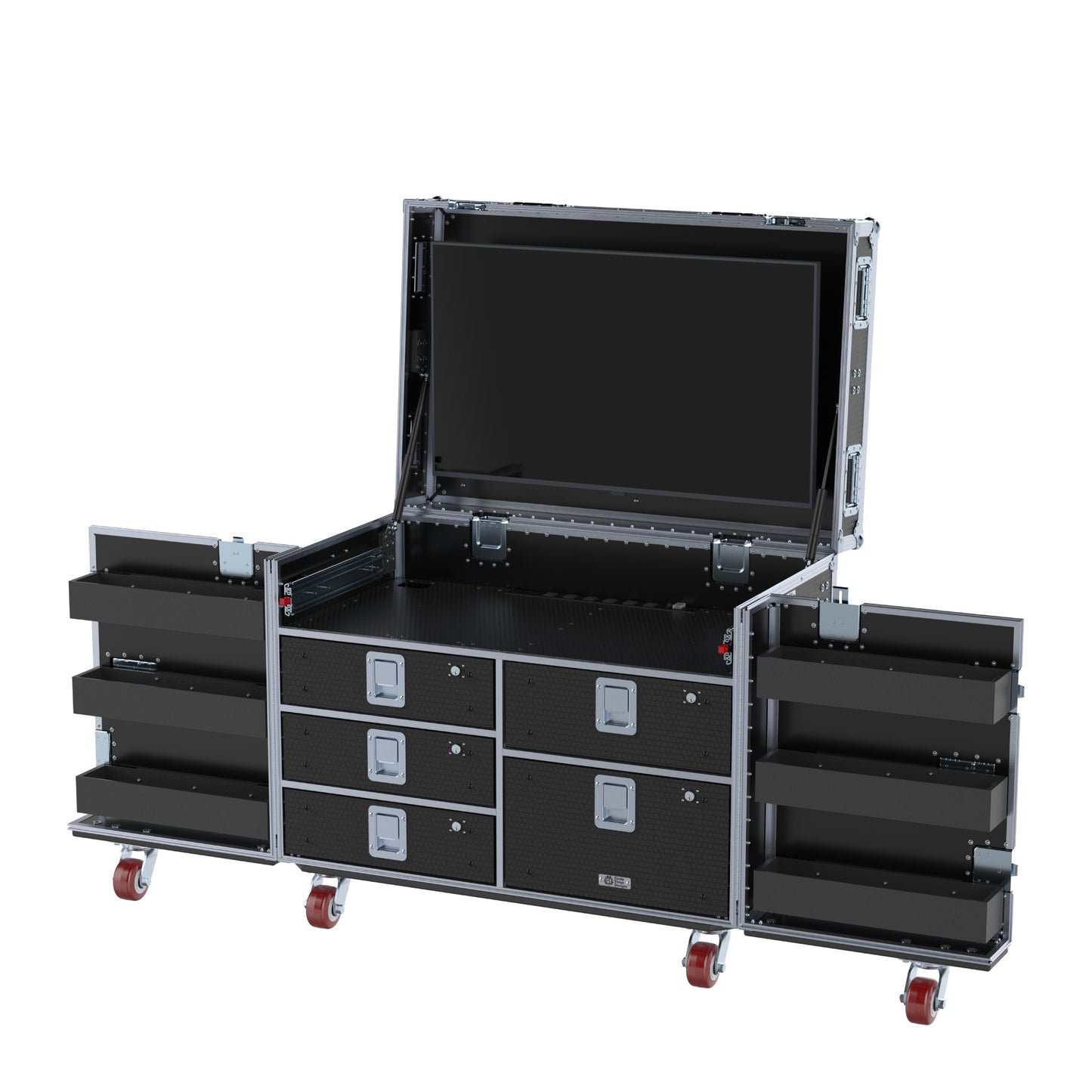 SuperDesk Workstation: Split-Hinged Front Lid