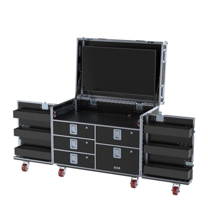 SuperDesk Workstation: Split-Hinged Front Lid