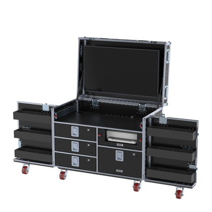 SuperDesk Workstation: Split-Hinged Front Lid