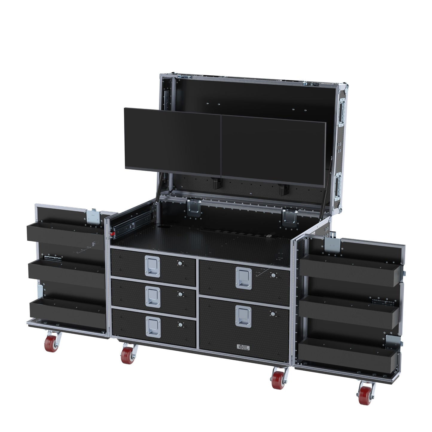 SuperDesk Workstation: Split-Hinged Front Lid