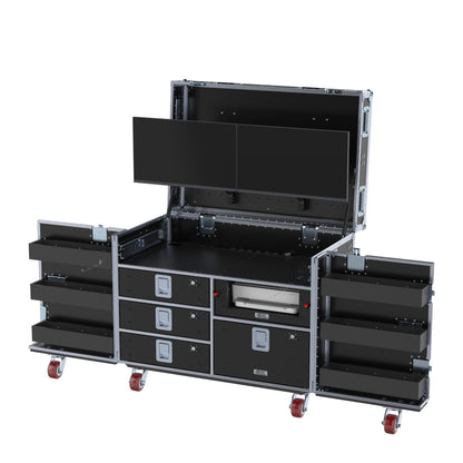 SuperDesk Workstation: Split-Hinged Front Lid