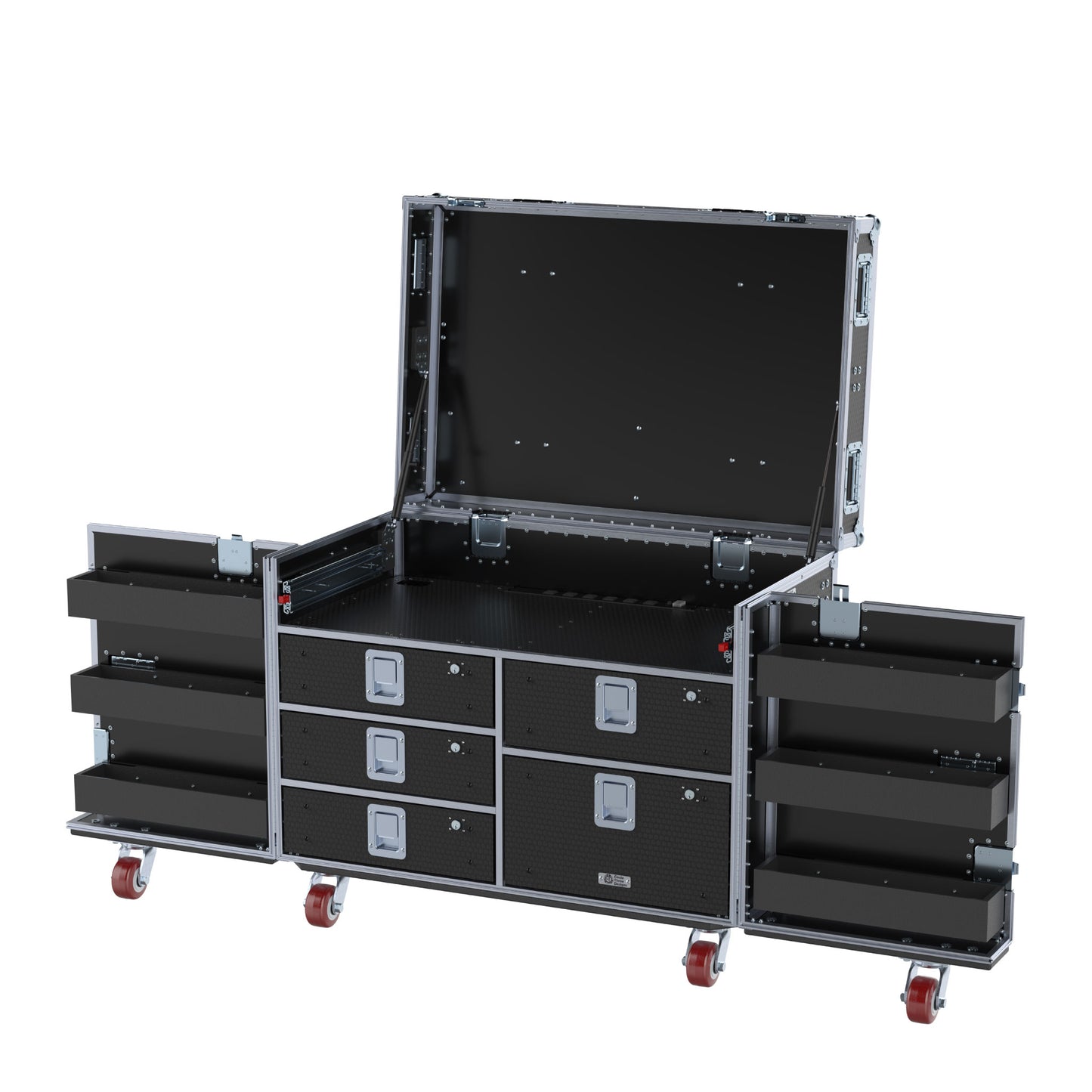 SuperDesk Workstation: Split-Hinged Front Lid