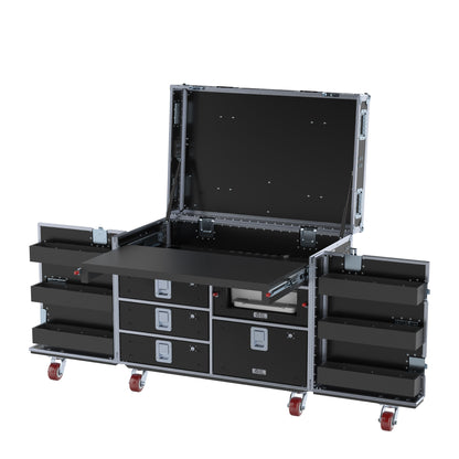 SuperDesk Workstation: Split-Hinged Front Lid
