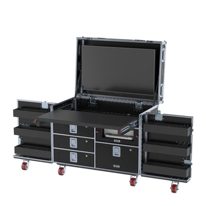 SuperDesk Workstation: Split-Hinged Front Lid