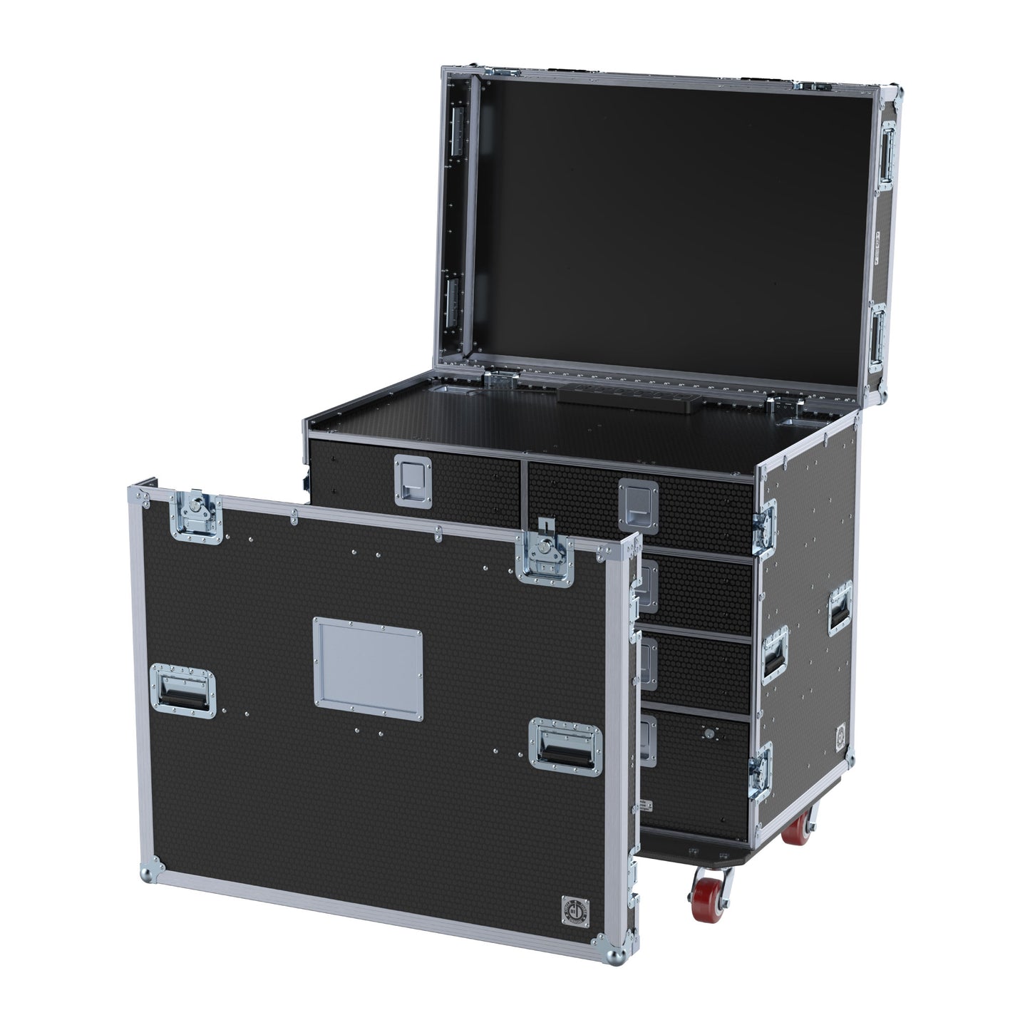 System Tech Workstation - Double Wide 8 Drawer
