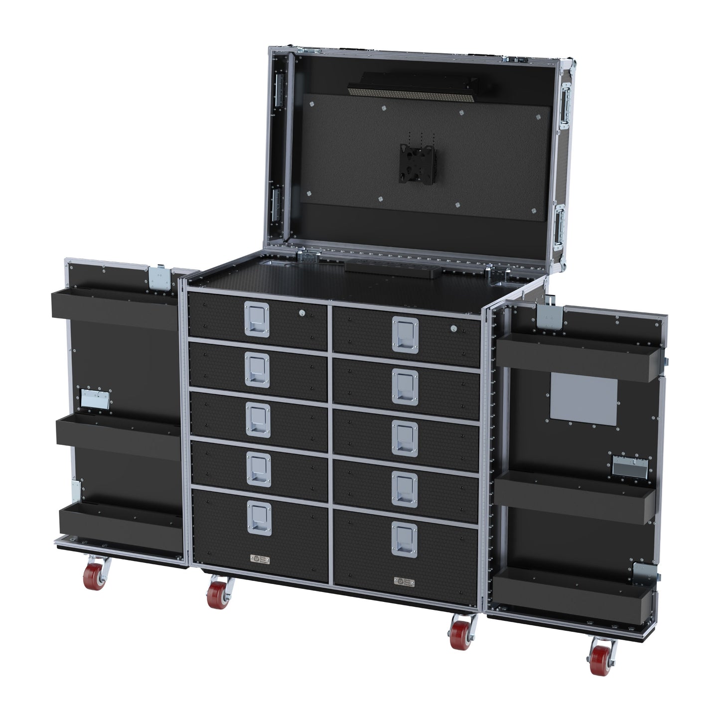 System Tech Workstation - Double Wide 10 Drawer - In Stock