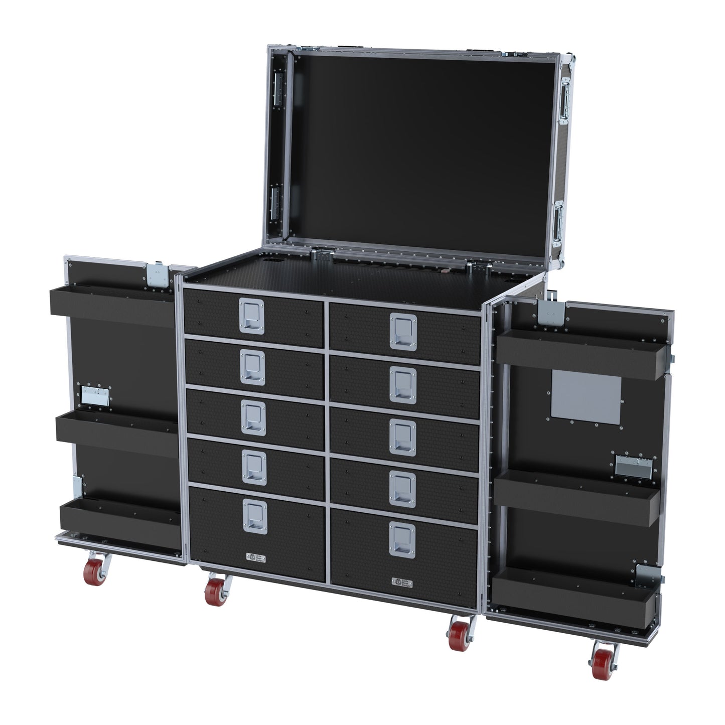 System Tech Workstation - Double Wide 10 Drawer