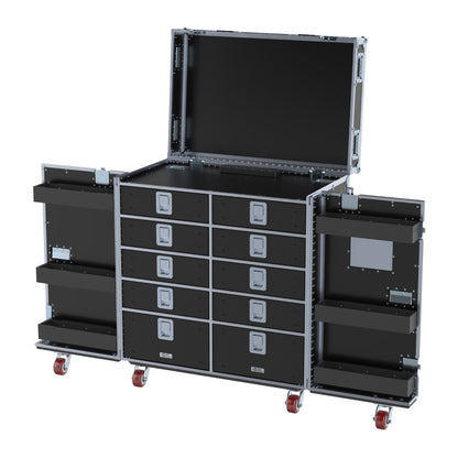 System Tech Workstation - Double Wide 10 Drawer - In Stock (Copy)