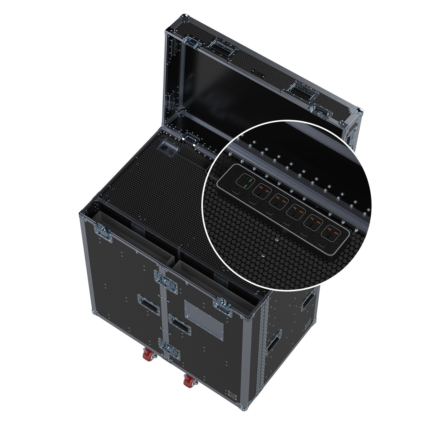 System Tech Workstation - Double Wide 10 Drawer - In Stock